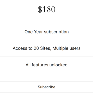1 Year subscription 20 websites Content AI SEO plugin for wordpress product #3